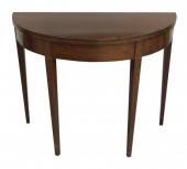 HEPPLEWHITE CARD TABLE, AMERIC