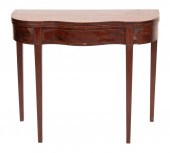 HEPPLEWHITE CARD TABLE BALTIMO