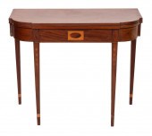 HEPPLEWHITE CARD TABLE CIRCA 1