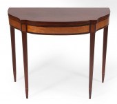 HEPPLEWHITE CARD TABLE CIRCA 1