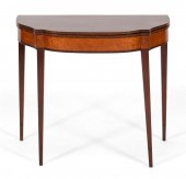 HEPPLEWHITE CARD TABLE EARLY 1