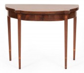 HEPPLEWHITE CARD TABLE EARLY 1