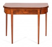HEPPLEWHITE CARD TABLE MID-ATL