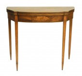 HEPPLEWHITE CARD TABLE, NEW EN