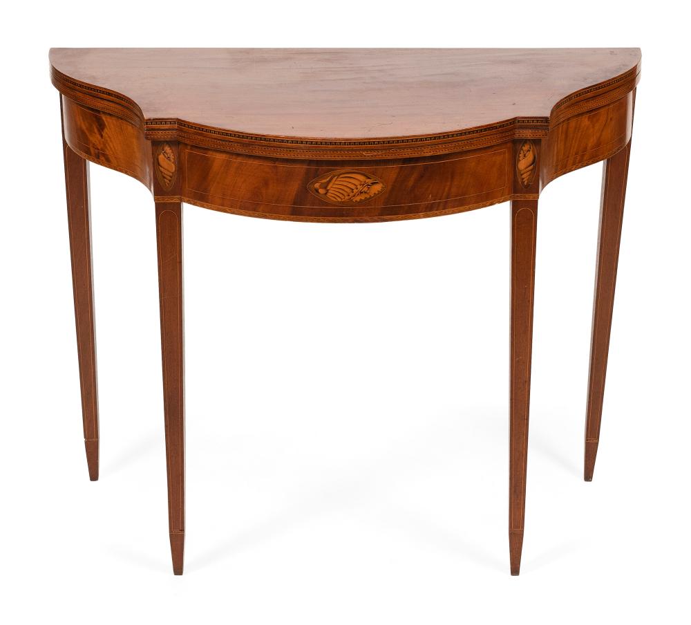 HEPPLEWHITE CARD TABLE NEW