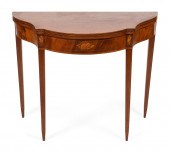 HEPPLEWHITE CARD TABLE NEW HAM