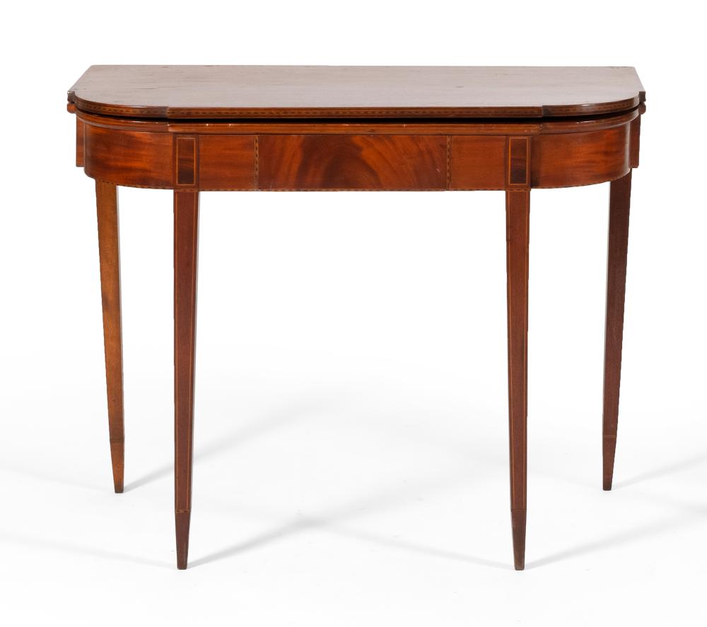 HEPPLEWHITE CARD TABLE NORTH