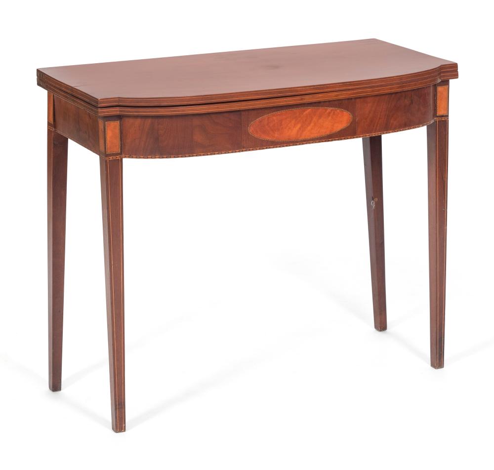 HEPPLEWHITE CARD TABLE NORTH