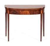 HEPPLEWHITE CARD TABLE SALEM,