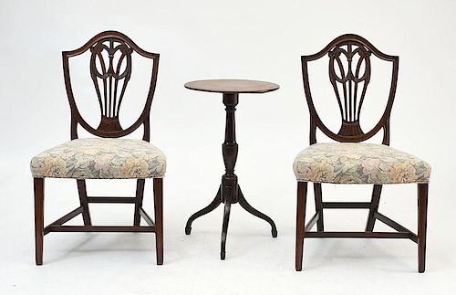 HEPPLEWHITE CHAIRS AND