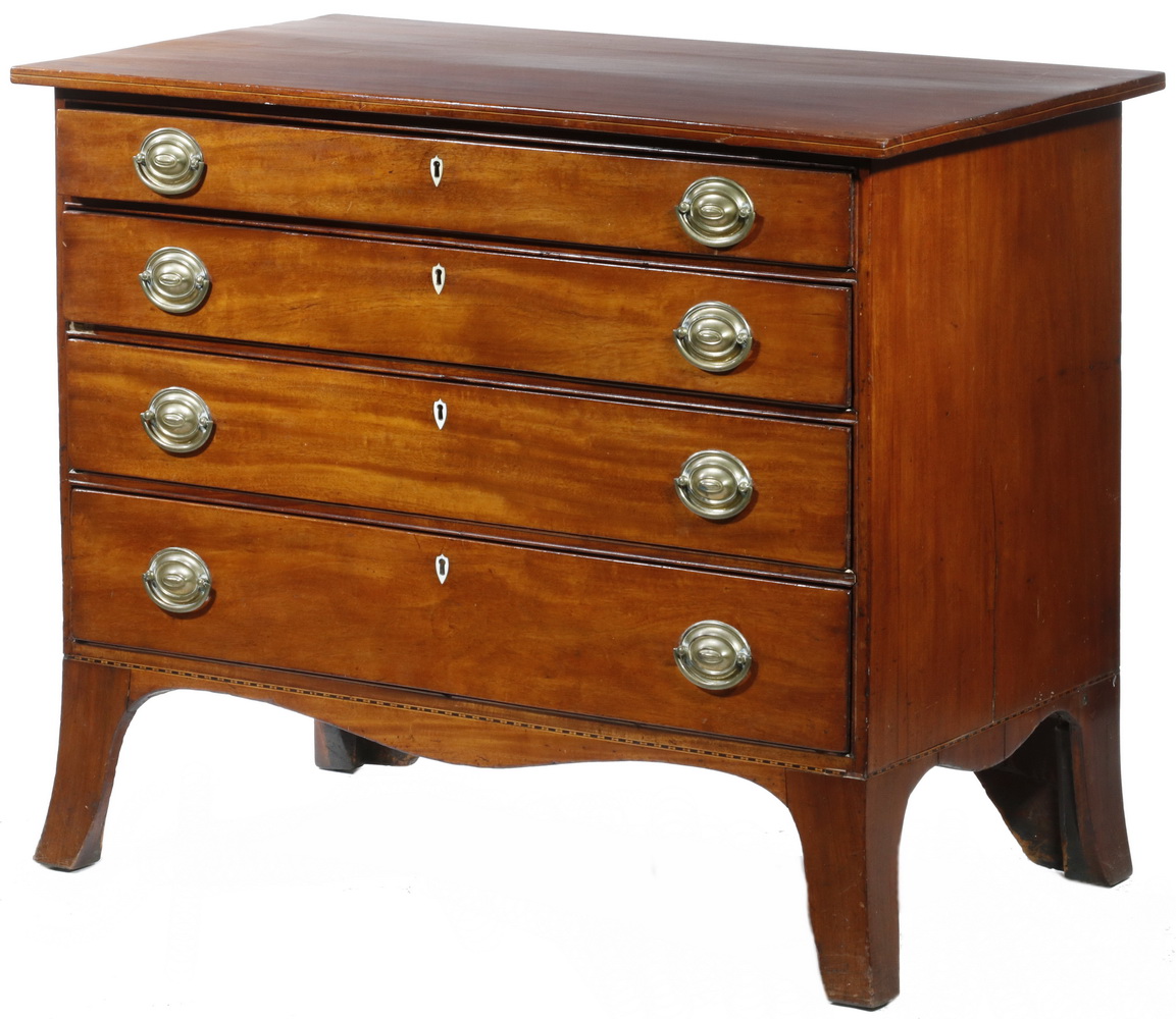 HEPPLEWHITE CHEST OF DRAWERS Cherry