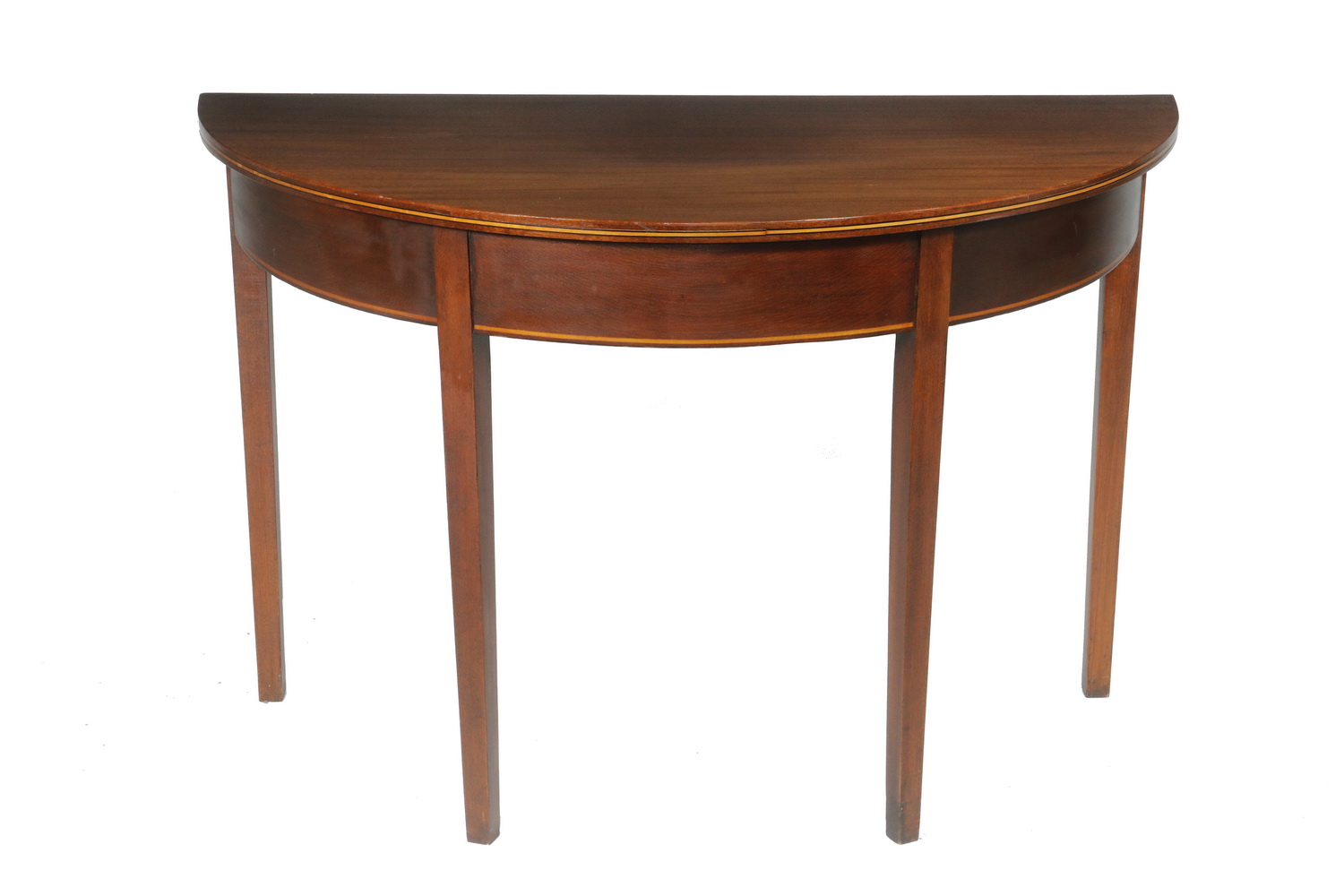 HEPPLEWHITE DEMILUNE CONSOLE