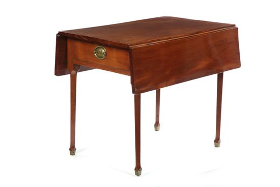 HEPPLEWHITE DROP LEAF TABLE. 