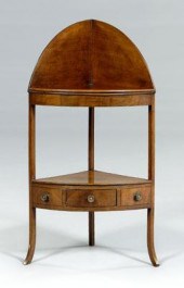 Hepplewhite inlaid corner wash