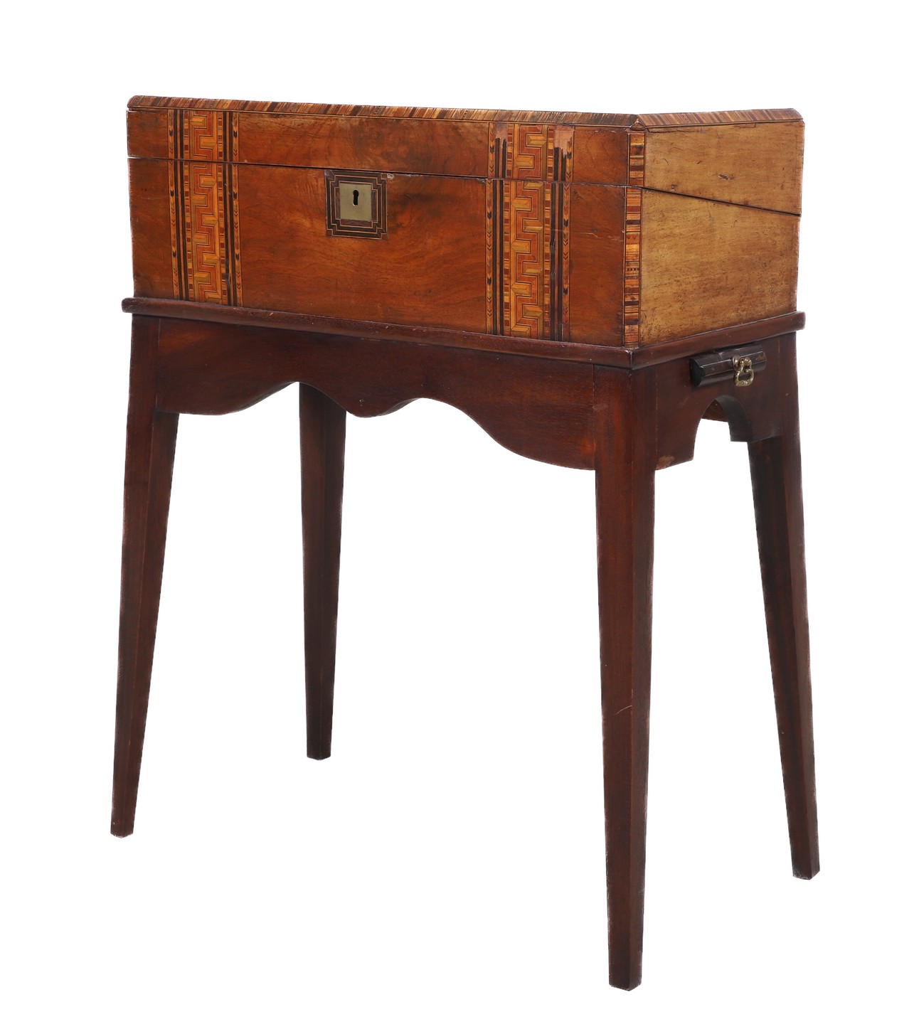 Hepplewhite inlaid mahogany 1-pc
