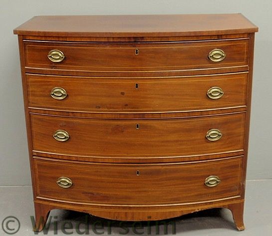 Hepplewhite inlaid mahogany