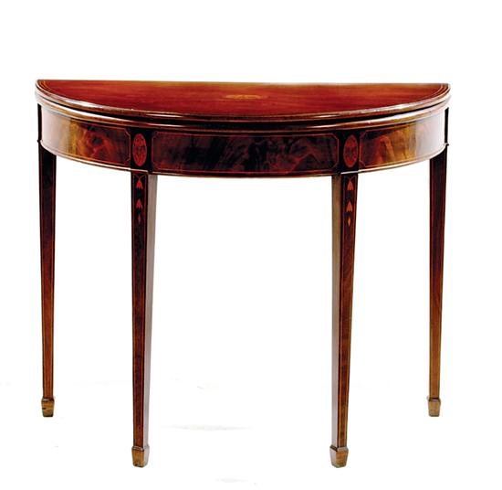 Hepplewhite inlaid mahogany