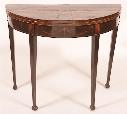HEPPLEWHITE INLAID MAHOGANY GAME