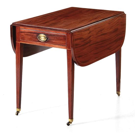 Hepplewhite inlaid mahogany