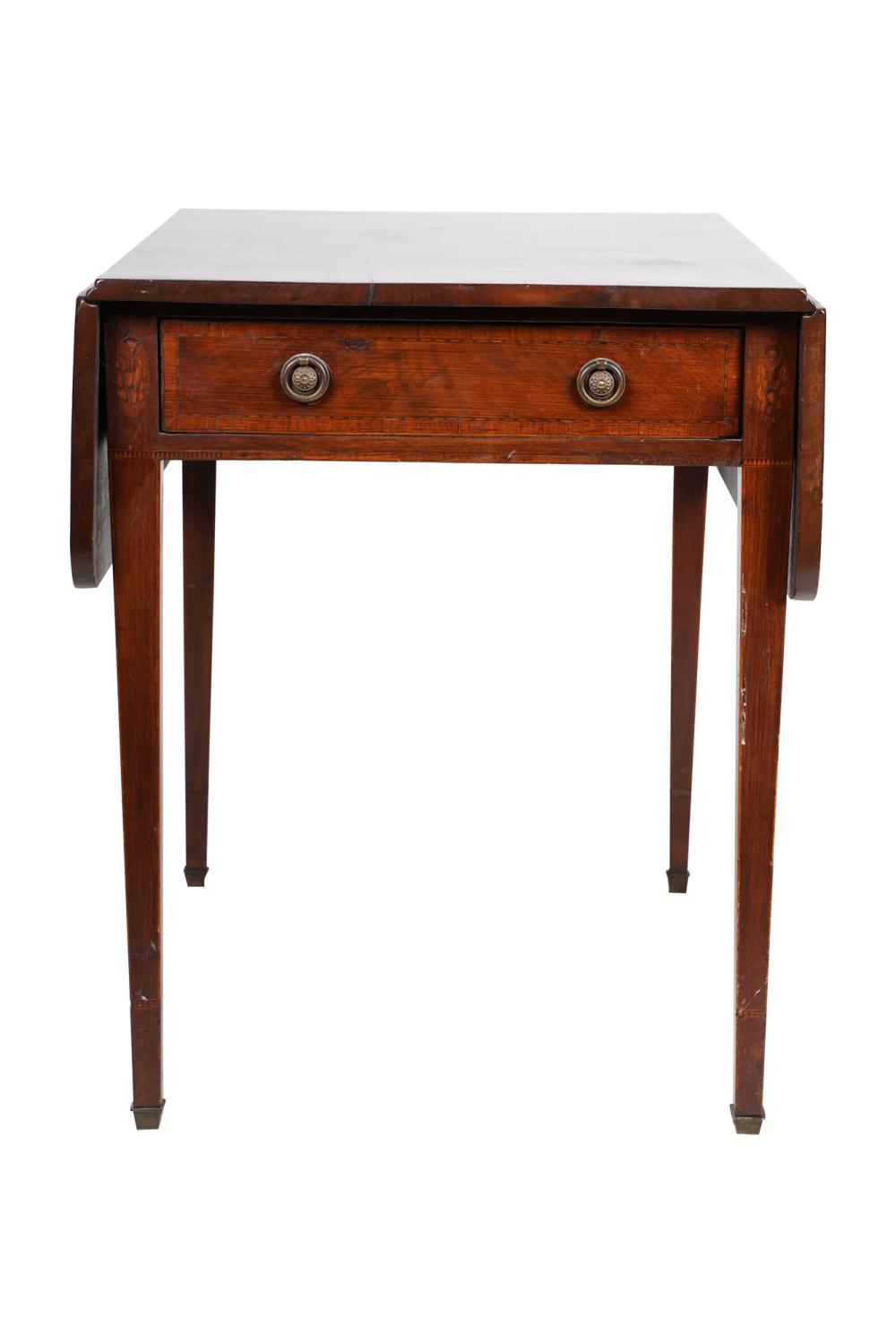 HEPPLEWHITE INLAID MAHOGANY
