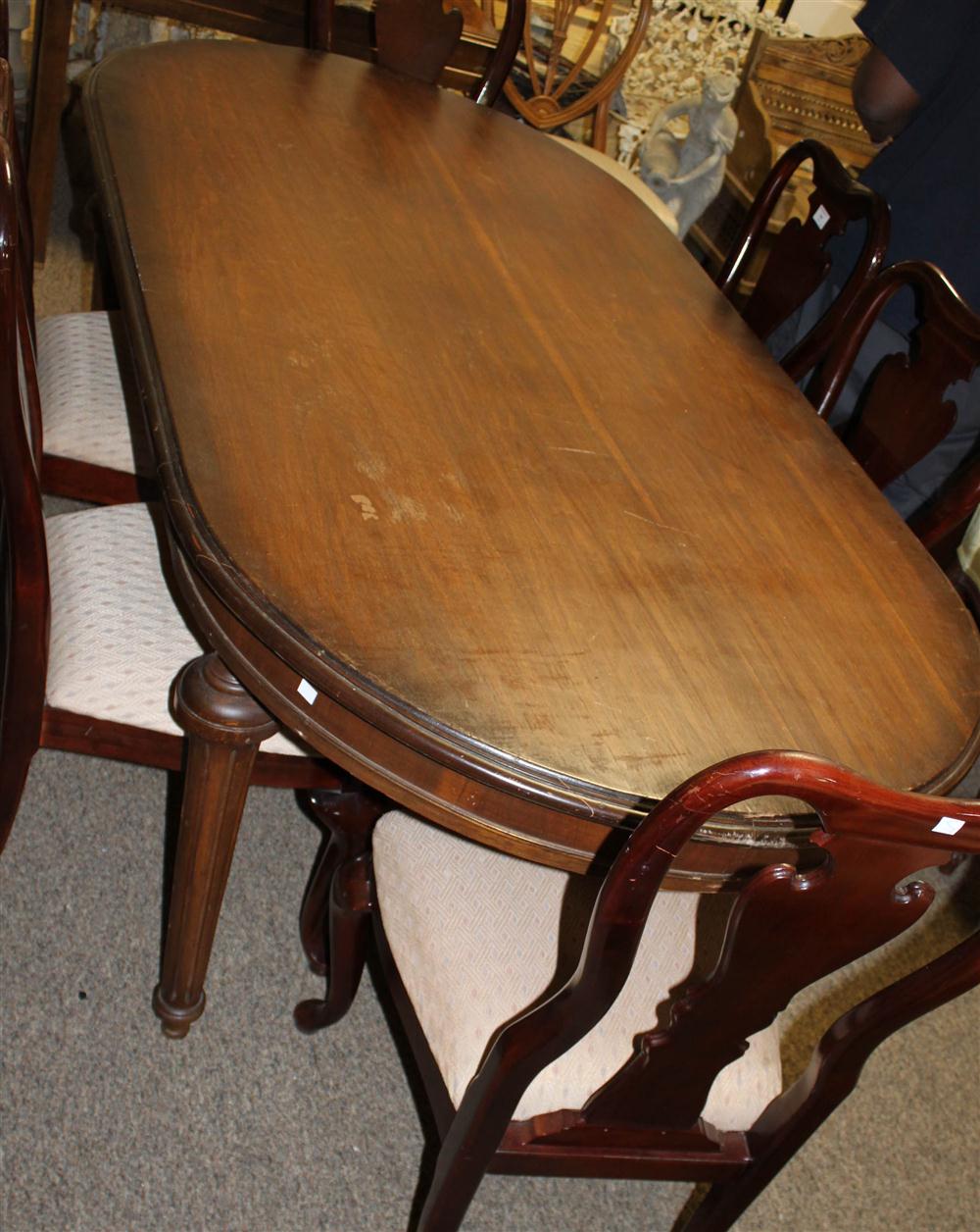 HEPPLEWHITE INLAID MAHOGANY