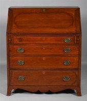 HEPPLEWHITE INLAID MAHOGANY SL