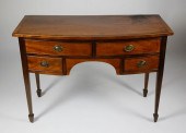 HEPPLEWHITE MAHOGANY BOWFRONT