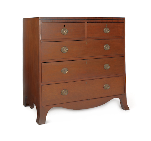 Hepplewhite mahogany chest of