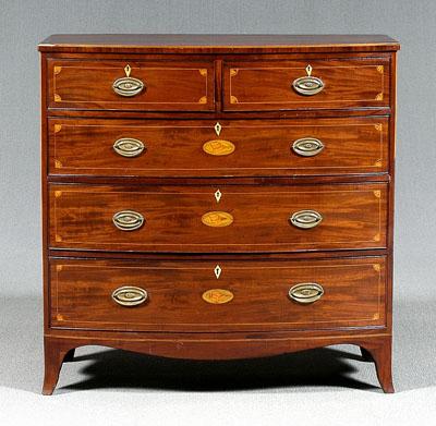 Hepplewhite mahogany inlaid