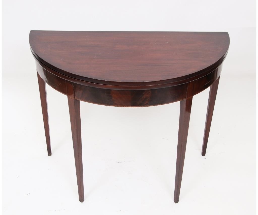 Hepplewhite mahogany inlaid