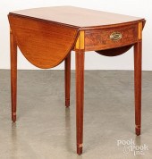 HEPPLEWHITE MAHOGANY PEMBROKE