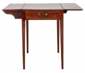 HEPPLEWHITE MAHOGANY PEMBROKE