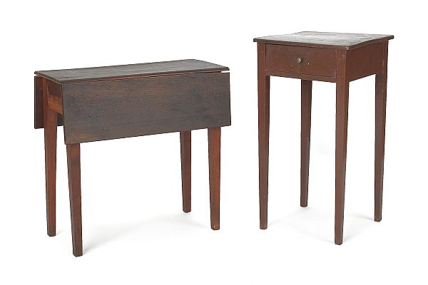 Hepplewhite maple one-drawer