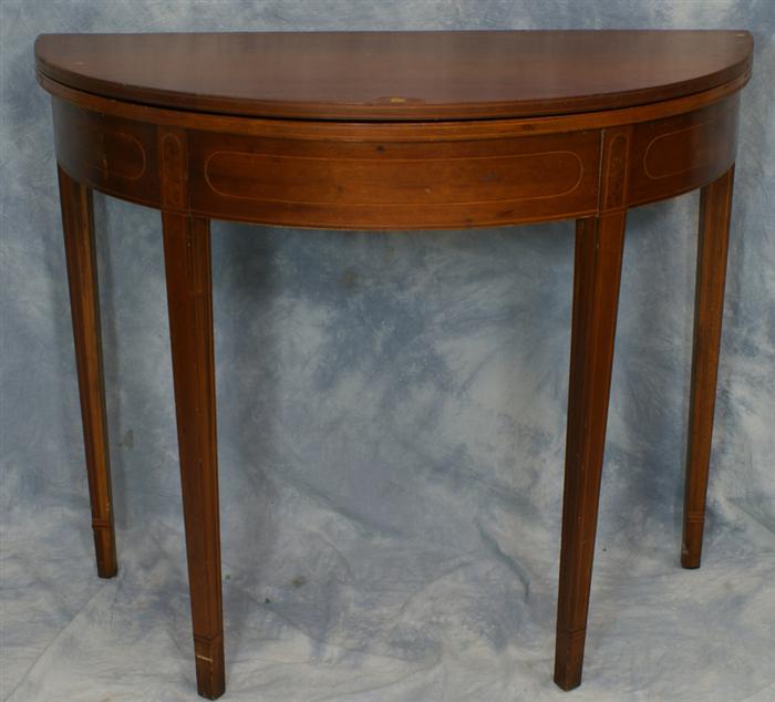 Hepplewhite New England inlaid