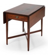 HEPPLEWHITE ONE-DRAWER DROP-LE