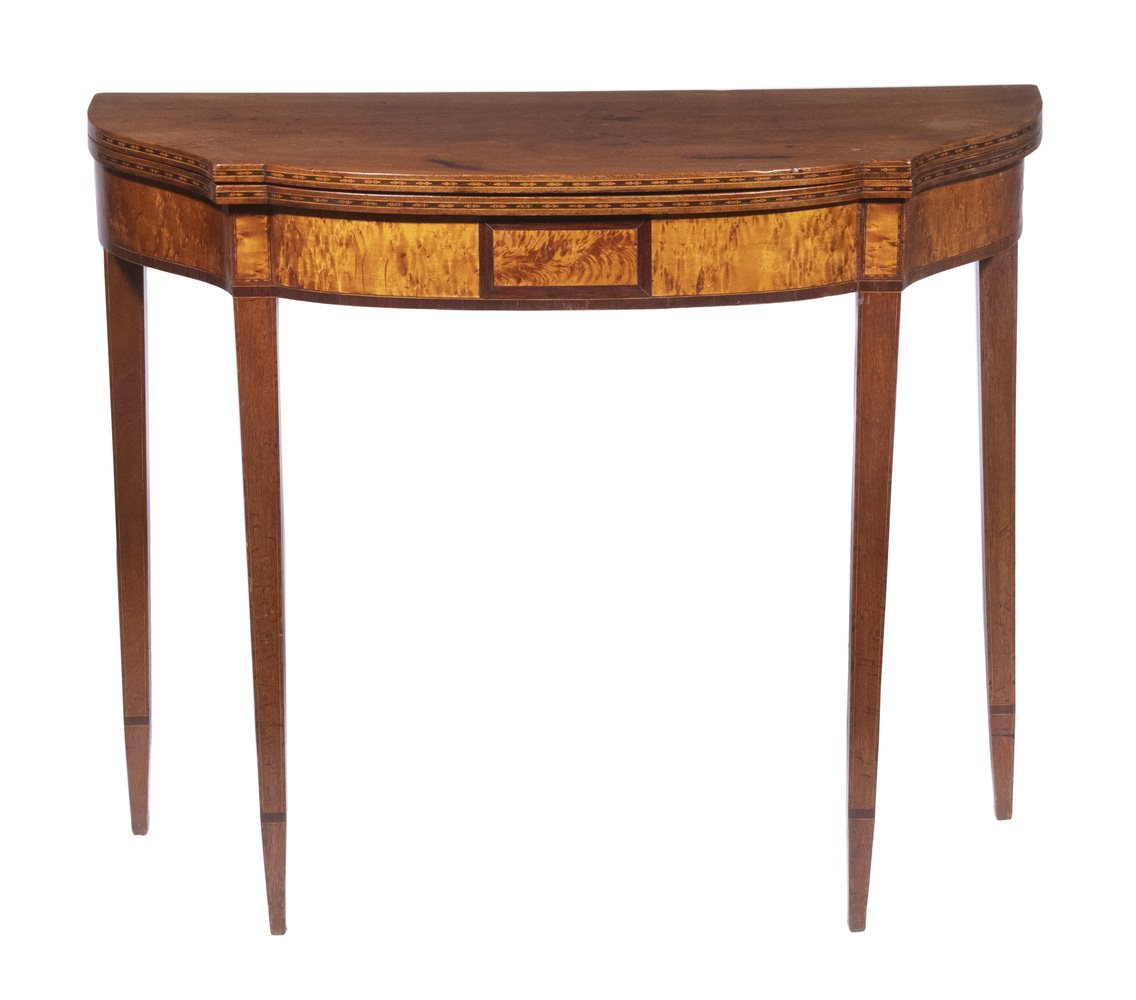 HEPPLEWHITE PERIOD CARD TABLE
