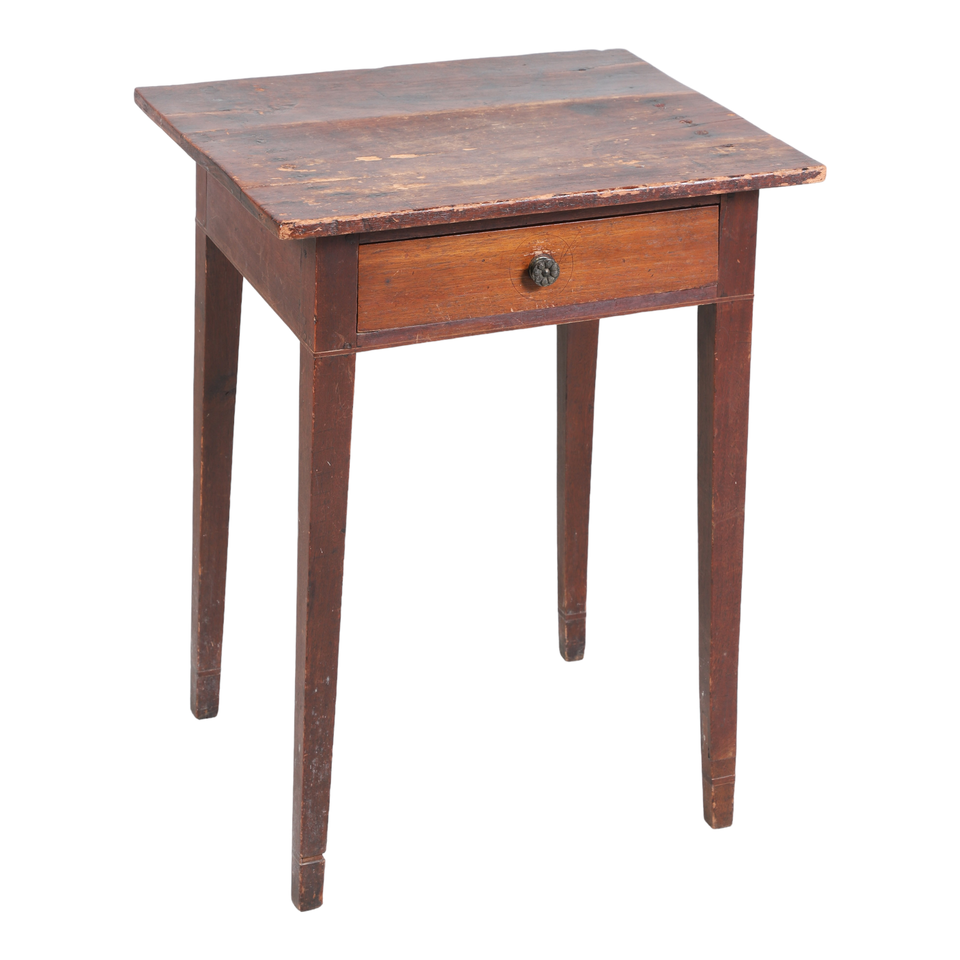 Hepplewhite pine one drawer side