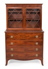 HEPPLEWHITE SECRETARY DESK 19T