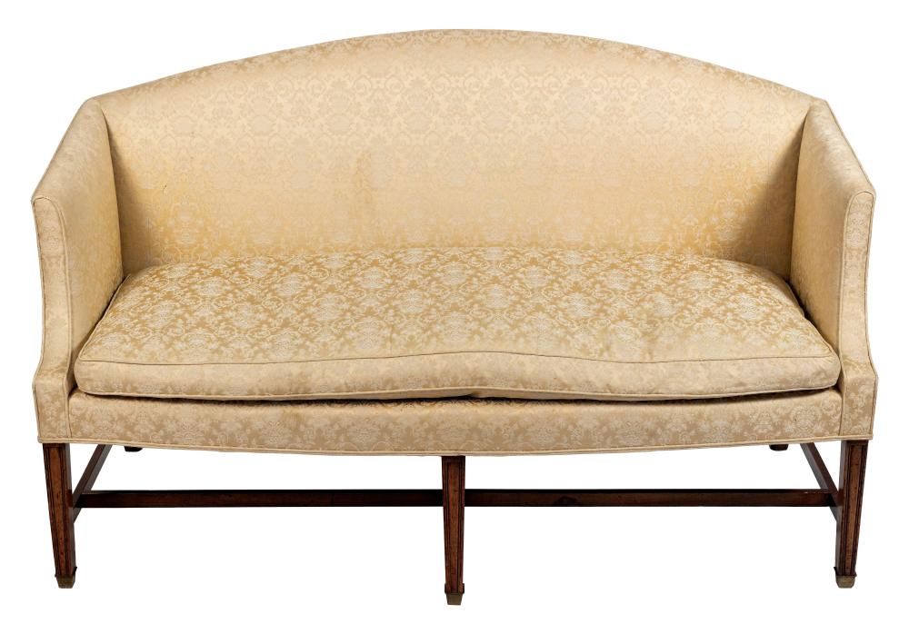 HEPPLEWHITE SETTEE 19TH CENTURY