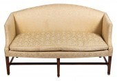 HEPPLEWHITE SETTEE 19TH CENTUR