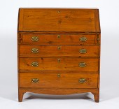 Hepplewhite Slant Front Desk A