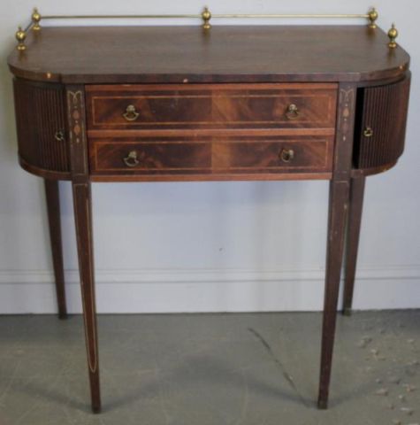 Hepplewhite Style Desk with Tambour