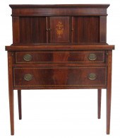 HEPPLEWHITE STYLE DESK WITH TA