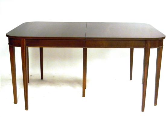 Hepplewhite style dining room table