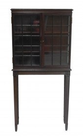 HEPPLEWHITE STYLE DISPLAY CABI
