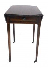 HEPPLEWHITE STYLE DROP LEAF, E