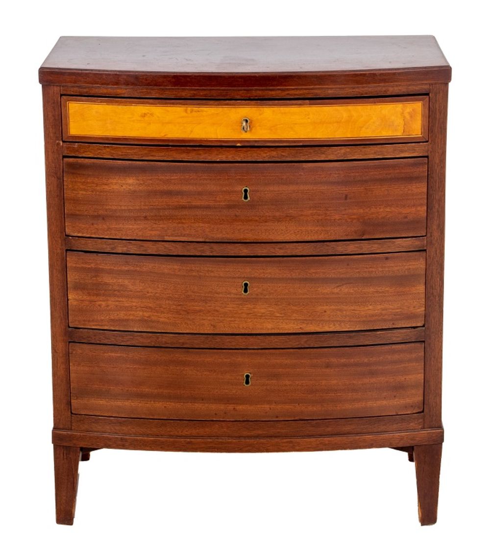 HEPPLEWHITE STYLE INLAID MAHOGANY