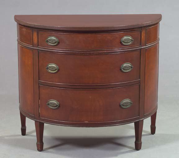 Hepplewhite-Style Inlaid Mahogany