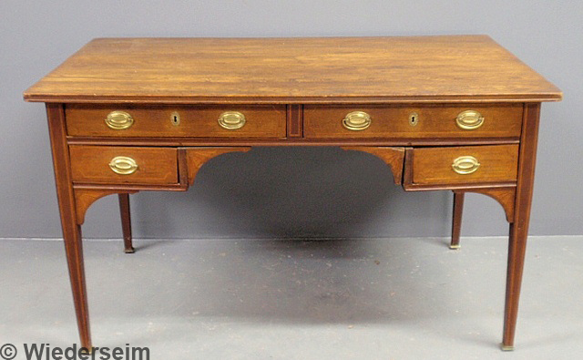 Hepplewhite style inlaid mahogany