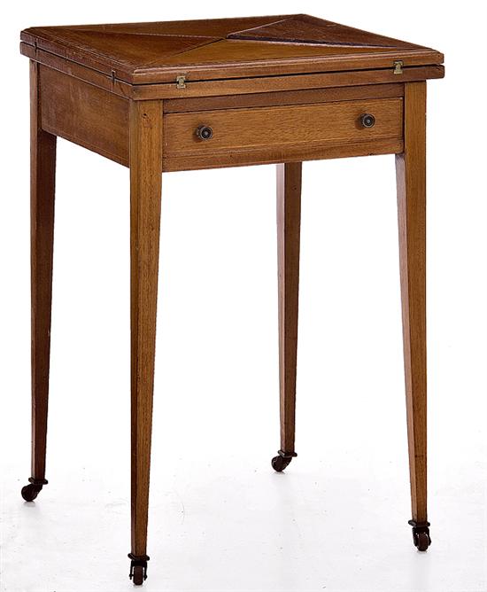 Hepplewhite style inlaid mahogany